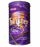 DELFI TWISTER CHOCO EGG ROLL BISCUITS